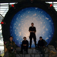 quipe SG prte  traverser la Stargate